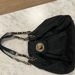 Kate Spade Black Shoulder Bag with Chain Straps